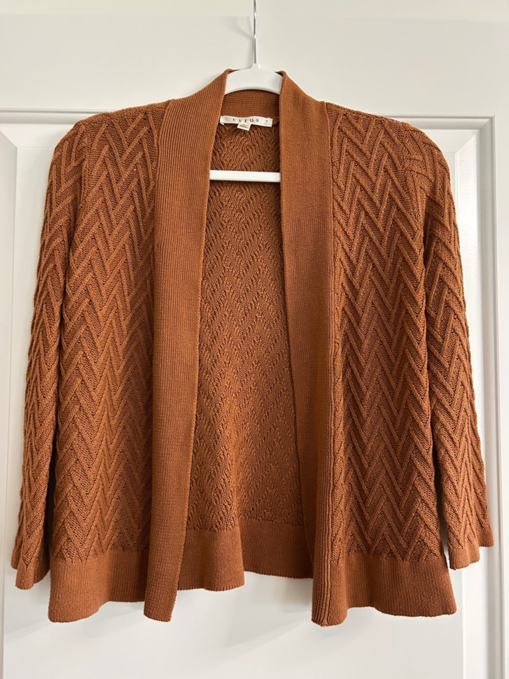 Cyrus Open-Front Cardigan